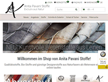 Tablet Screenshot of naturstoff.de